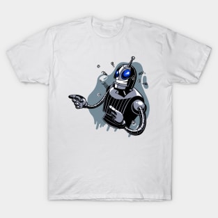 Funny Robot Character T-Shirt